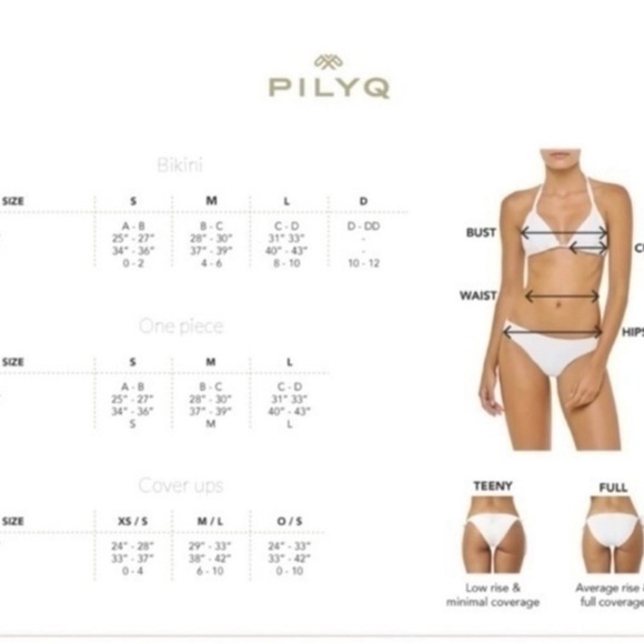 New Pilyq PQ Swim Kaa/Midnight Reversible High Cut‎ Bikini Bottom - Picture 8 of 8